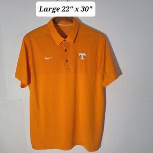 Tennessee Volunteers Nike Dri Fit Men's Large Orange Polo
